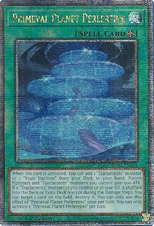 Primeval Planet Perlereino (Quarter Century Secret Rare) [RA02-EN069] Quarter Century Secret Rare