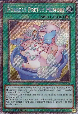 Purrely Pretty Memory (Platinum Secret Rare) [RA02-EN072] Platinum Secret Rare