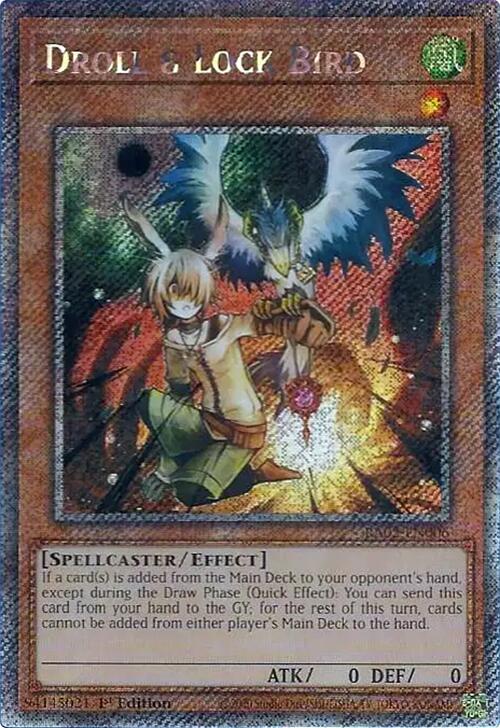 Droll & Lock Bird (Platinum Secret Rare) [RA02-EN006] Platinum Secret Rare