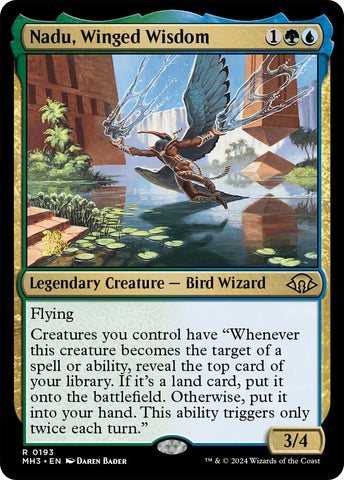 Nadu, Winged Wisdom [Modern Horizons 3 Prerelease Promos]