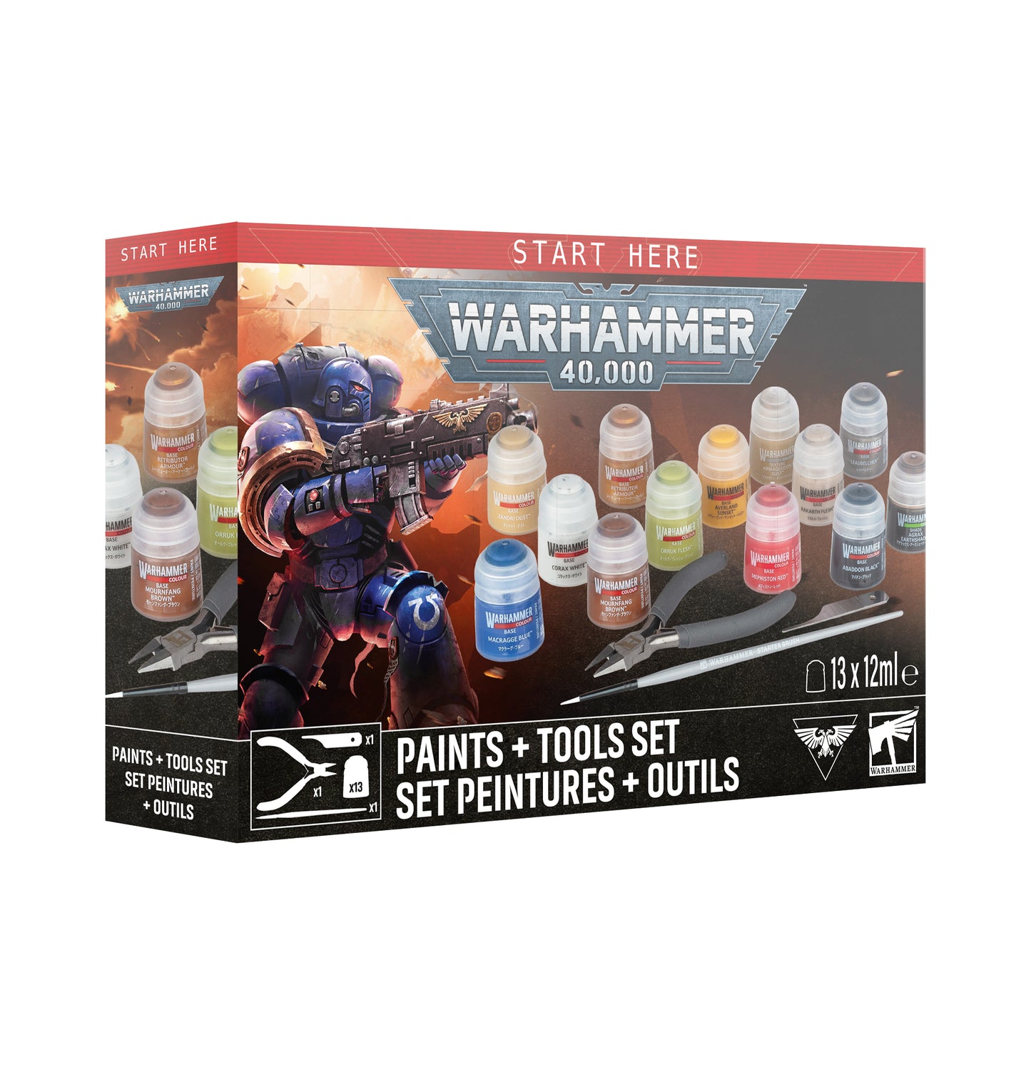 WARHAMMER 40000: PAINTS + TOOLS (Pre-Order)