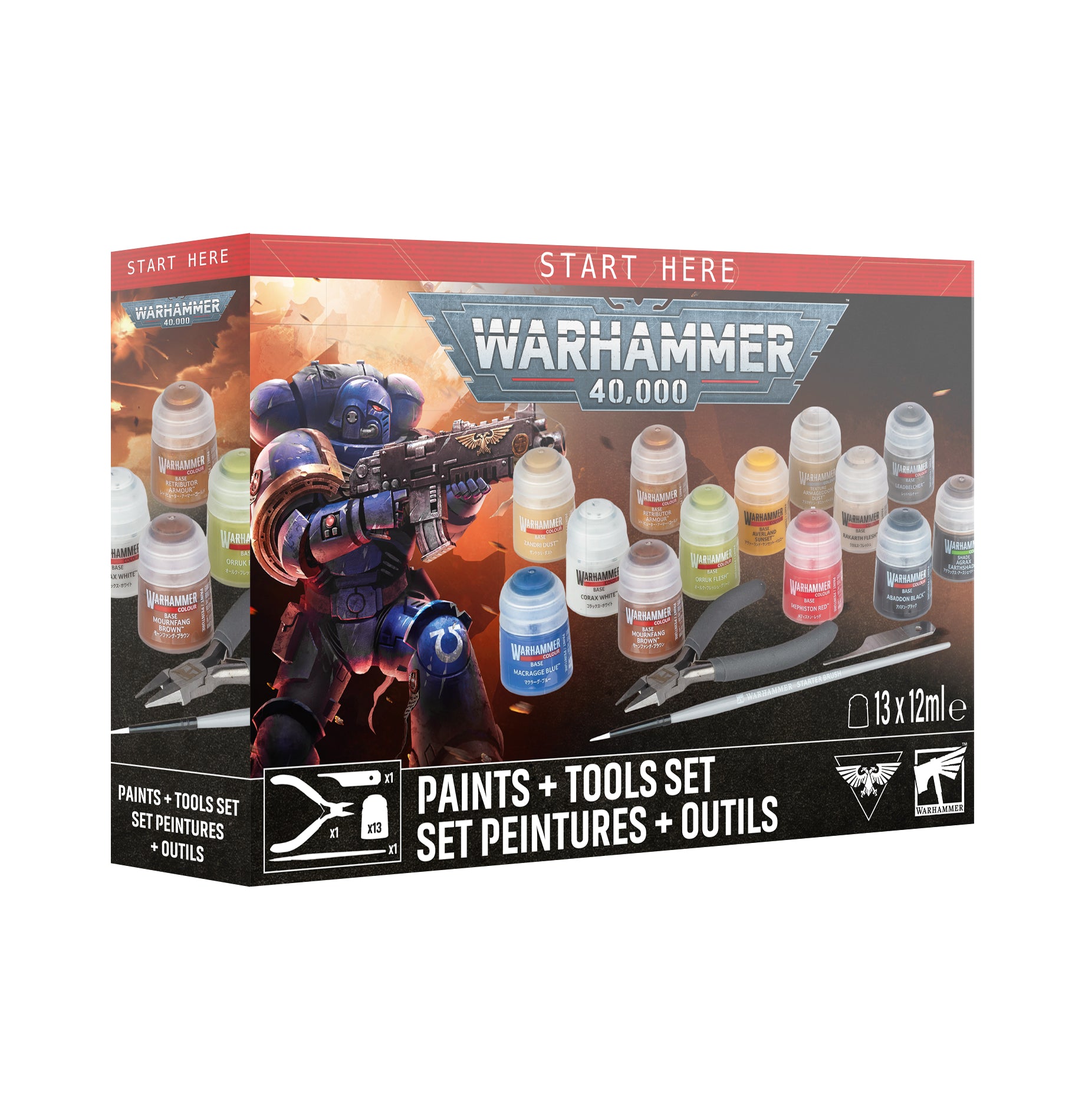 WARHAMMER 40000: PAINTS + TOOLS (Pre-Order)