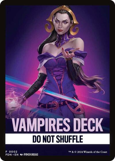 Vampires Deck Theme Card [Foundations Tokens]