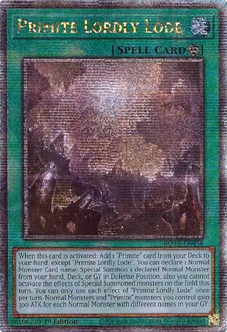 Primite Lordly Lode (Quarter Century Secret Rare) [ROTA-EN058] Quarter Century Secret Rare