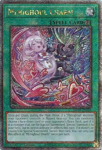 Mimighoul Charm (Quarter Century Secret Rare) [ROTA-EN096] Quarter Century Secret Rare