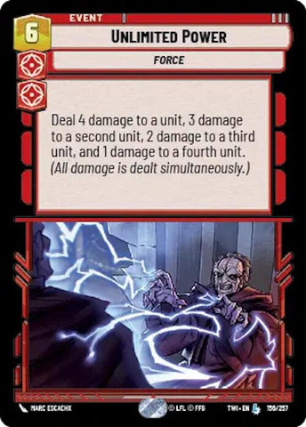 Unlimited Power (156/257) [Twilight of the Republic]