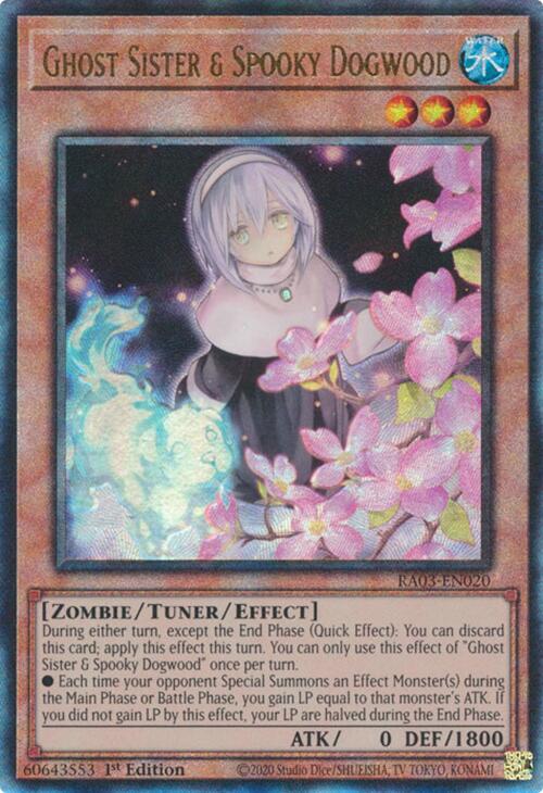 Ghost Sister & Spooky Dogwood (UTR) [RA03-EN020] Prismatic Ultimate Rare