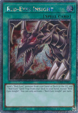 Red-Eyes Insight (Platinum Secret Rare) [RA03-EN061] Platinum Secret Rare