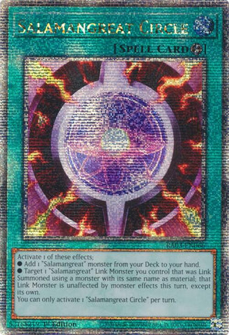 Salamangreat Circle (Quarter Century Secret Rare) [RA03-EN066] Quarter Century Secret Rare