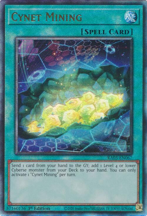 Cynet Mining (UTR) [RA03-EN067] Prismatic Ultimate Rare