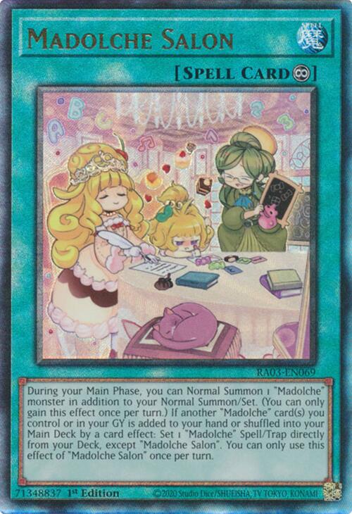 Madolche Salon (UTR) [RA03-EN069] Prismatic Ultimate Rare