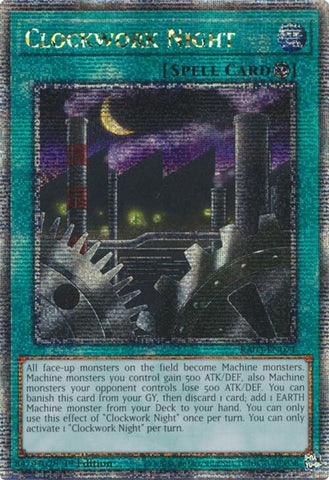 Clockwork Night (Quarter Century Secret Rare) [RA03-EN071] Quarter Century Secret Rare