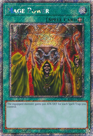 Mage Power (Platinum Secret Rare) [RA03-EN113] Platinum Secret Rare