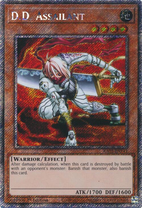 D.D. Assailant (Platinum Secret Rare) [RA03-EN141] Platinum Secret Rare