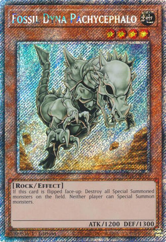 Fossil Dyna Pachycephalo (Platinum Secret Rare) [RA03-EN195] Platinum Secret Rare