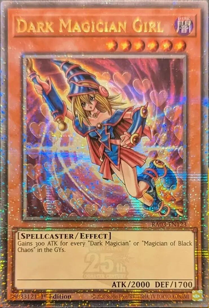 Dark Magician Girl (Quarter Century Secret Rare) (C) [RA03-EN123] Quarter Century Secret Rare