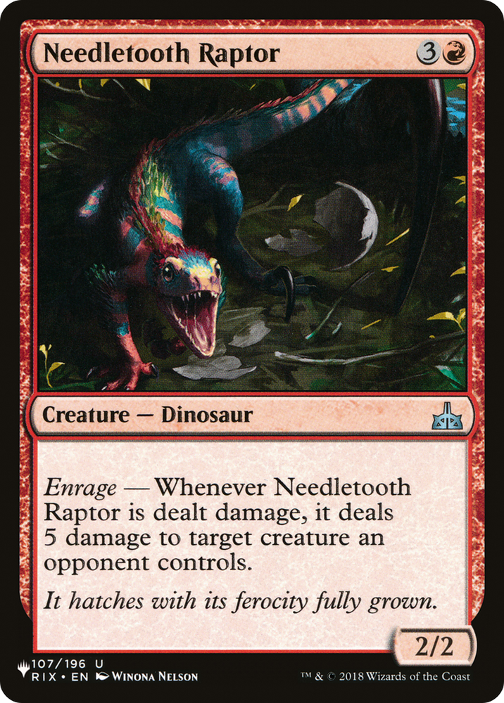 Needletooth Raptor [The List]