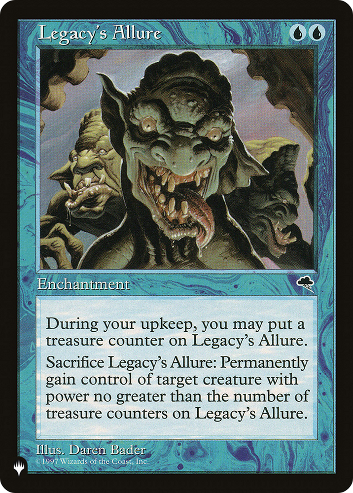 Legacy's Allure [The List]