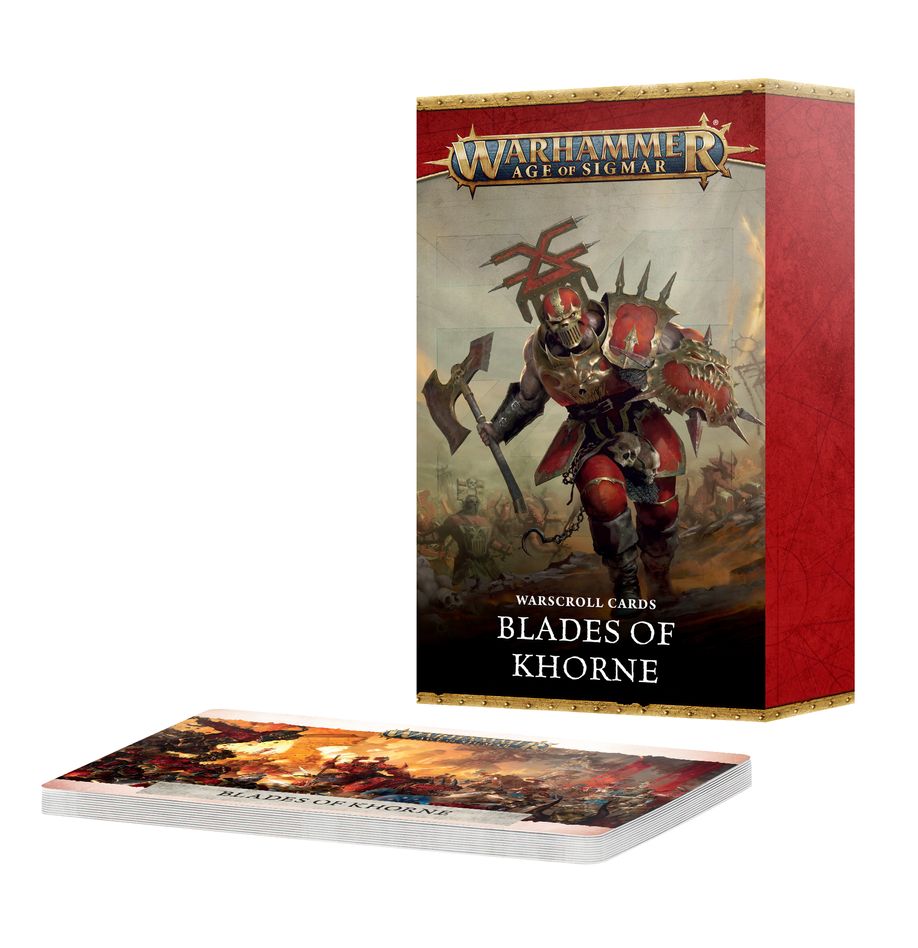 WARSCROLL CARDS: BLADES OF KHORNE (ENG)
