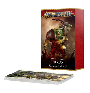 WARSCROLL CARDS: ORRUK WARCLANS (ENG) (Pre-Order)