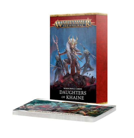 WARSCROLL CARDS: DAUGHTERS OF KHAINE ENG (Pre-Order)