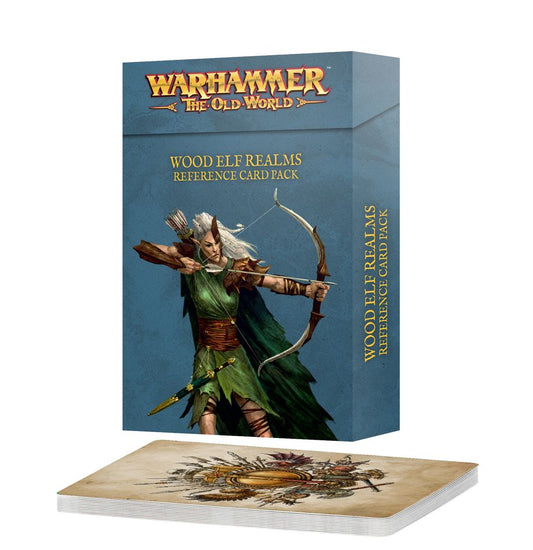 THE OLD WORLD Wood Elf Realms Reference Card Pack (D)