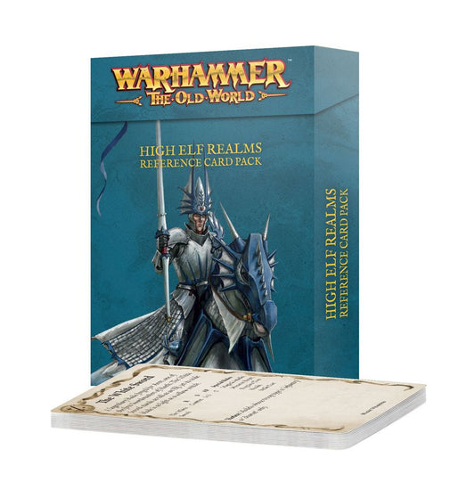 THE OLD WORLD: High Elf Realms Reference Card Pack (D)