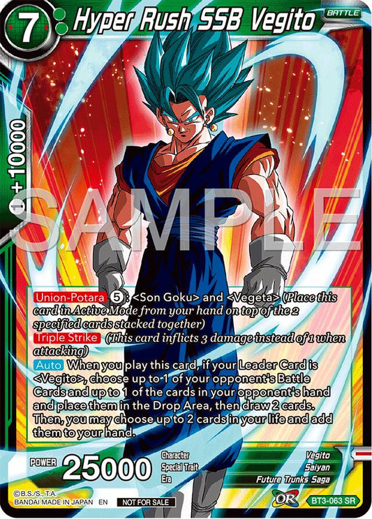 Hyper Rush SSB Vegito (Championship 2024 Finals Pack) (BT3-063) [Tournament Promotion Cards]