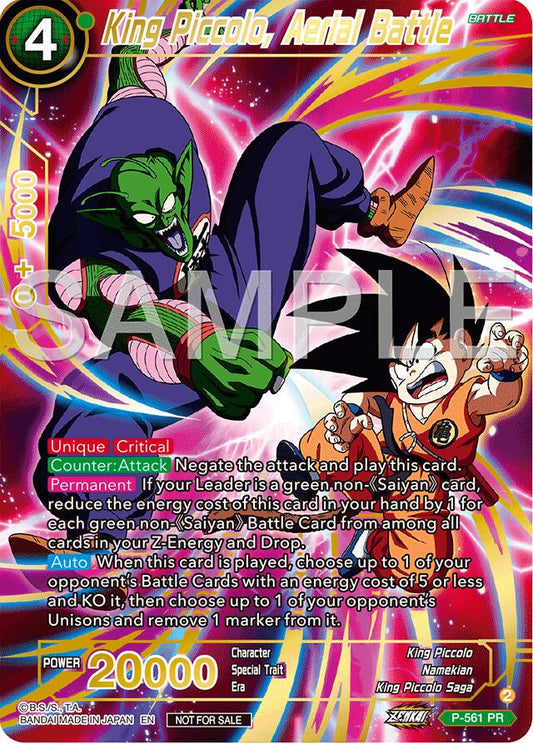 King Piccolo, Aerial Battle (Championship 2024 Finals Pack) (Gold Stamped) (P-561) [Tournament Promotion Cards]