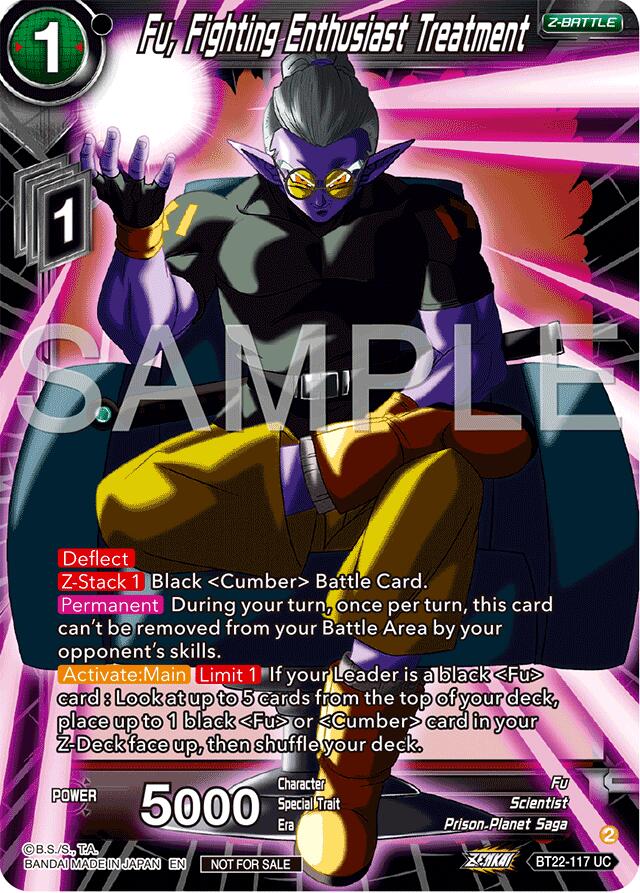Fu, Fighting Enthusiast Treatment (Championship 2024 Finals Zenkai Pack) (BT22-117) [Tournament Promotion Cards]