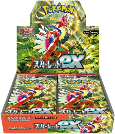 Japanese Pokemon TCG Scarlet Violet Scarlet EX SV1S Sealed Booster Box