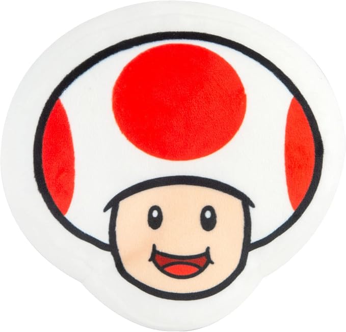 Club Mocchi- Mocchi Mario Junior Toad Head Plush  6"