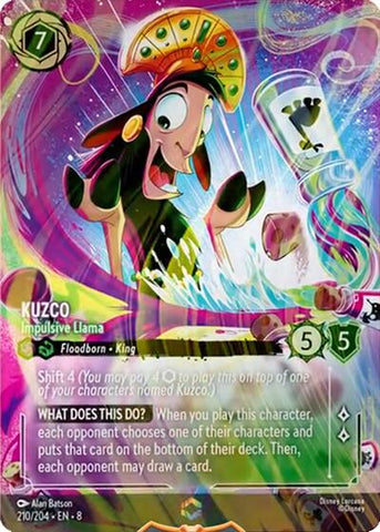 Kuzco - Impulsive Llama (Enchanted) (210/204) [Reign of Jafar]