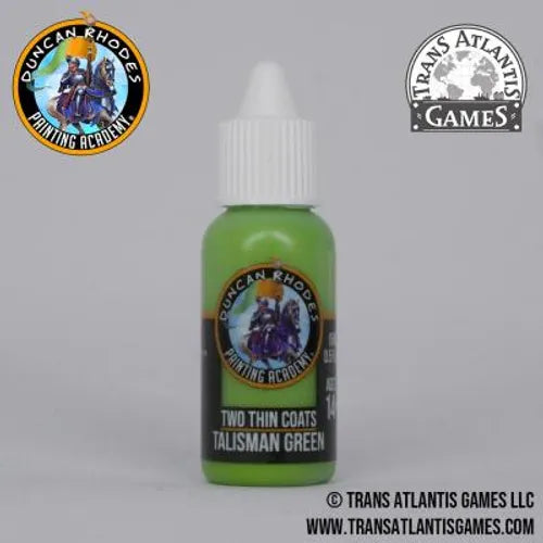 Two Thin Coats Talisman Green 15ml Paint Duncan Rhodes Painting Academy