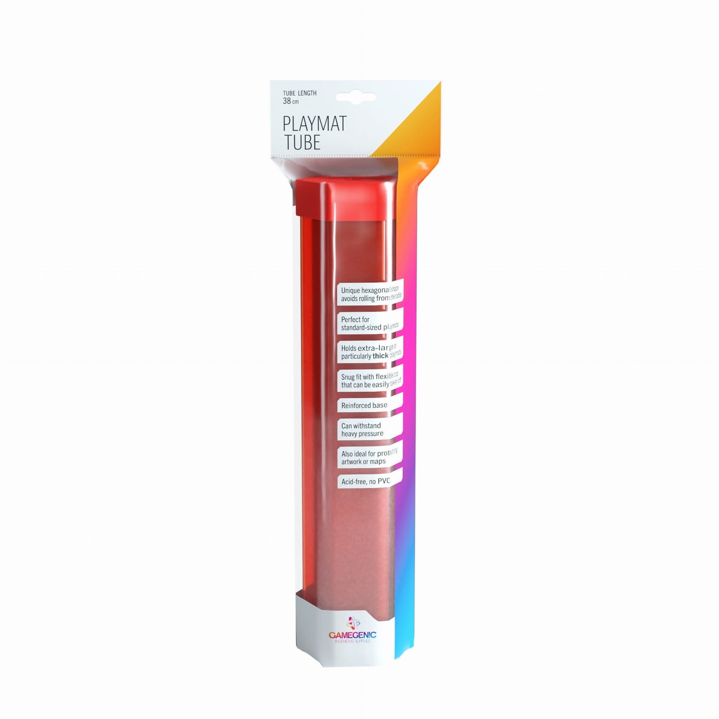 Gamegenic Playmat Tube- Red