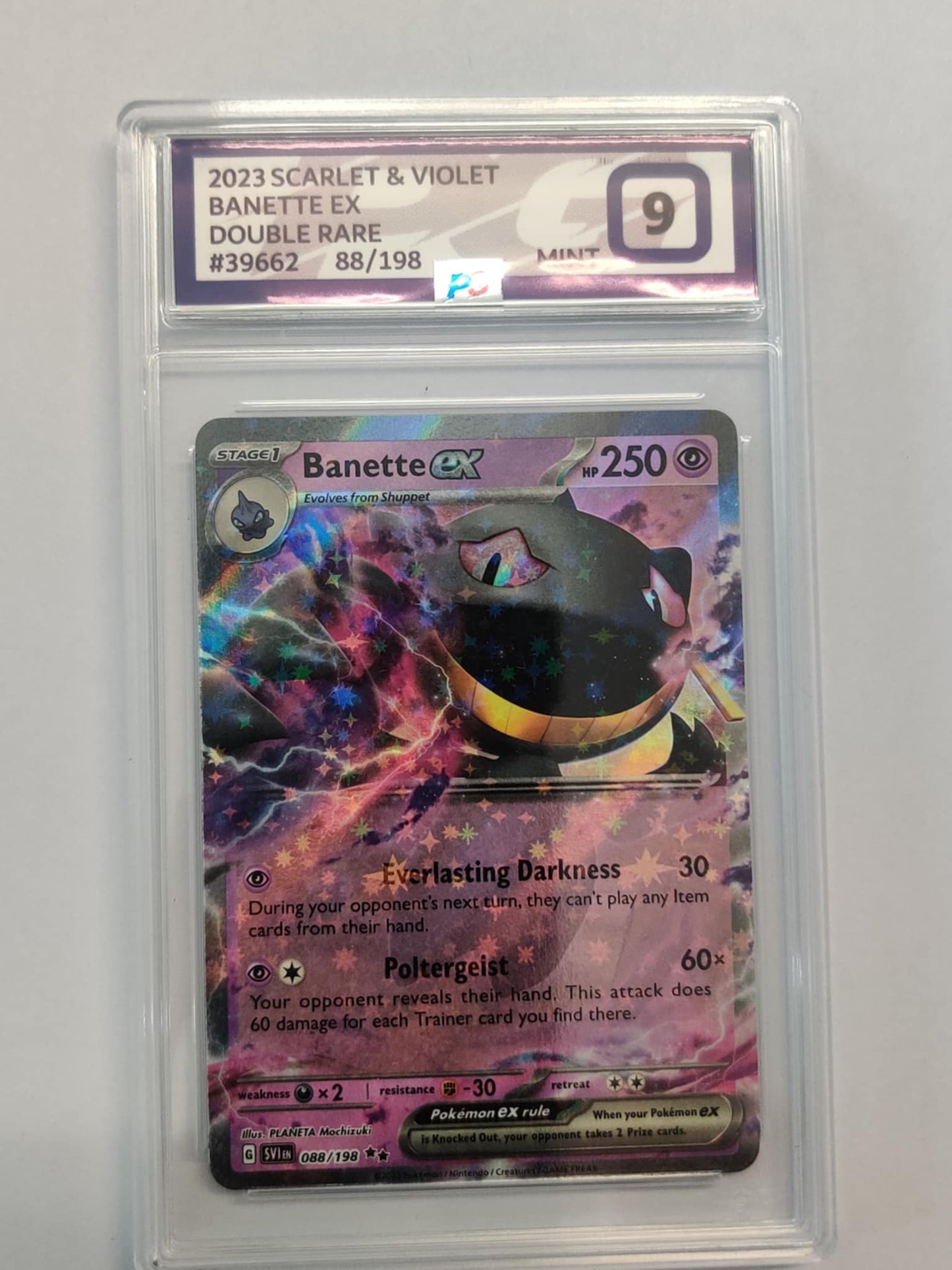 Banette ex SVI088 English PG-9