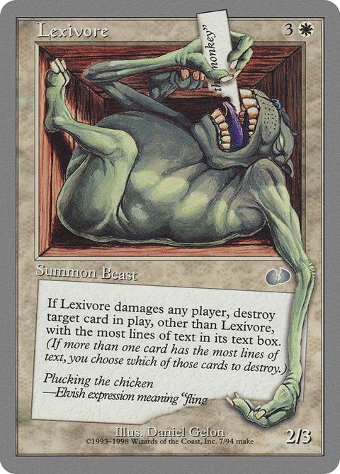 7-lexivore