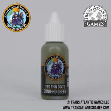 Two Thin Coats Gung-ho Green 15ml Paint Duncan Rhodes Painting Academy