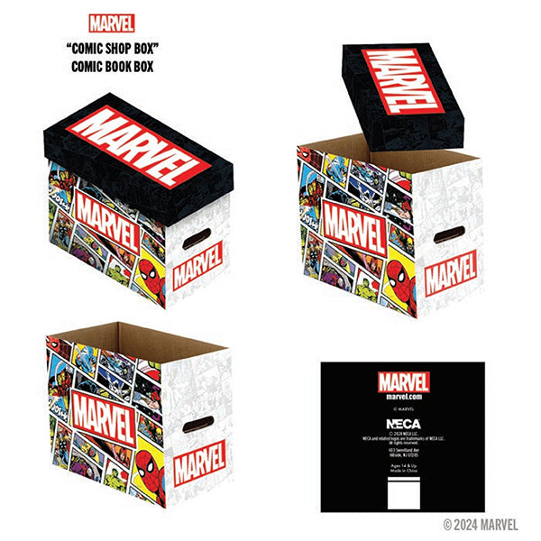 Marvel Short Comic Book Storage Box: Comic Shop Box (Pre-Order)