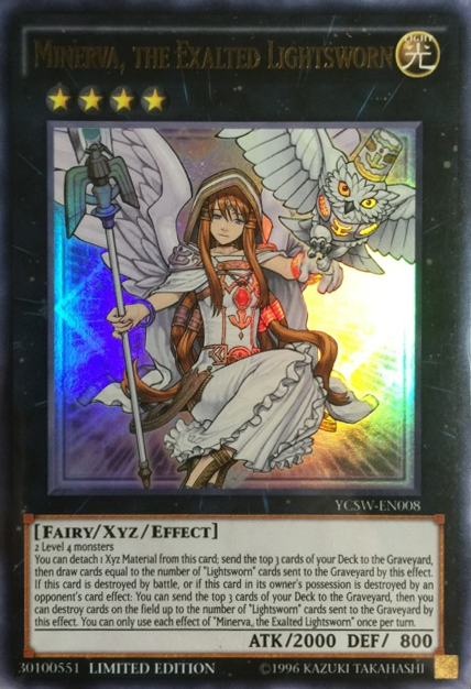 Minerva, the Exalted Lightsworn [YCSW-EN008] Ultra Rare