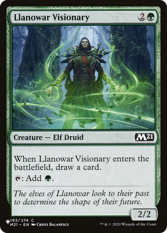 Llanowar Visionary [The List]