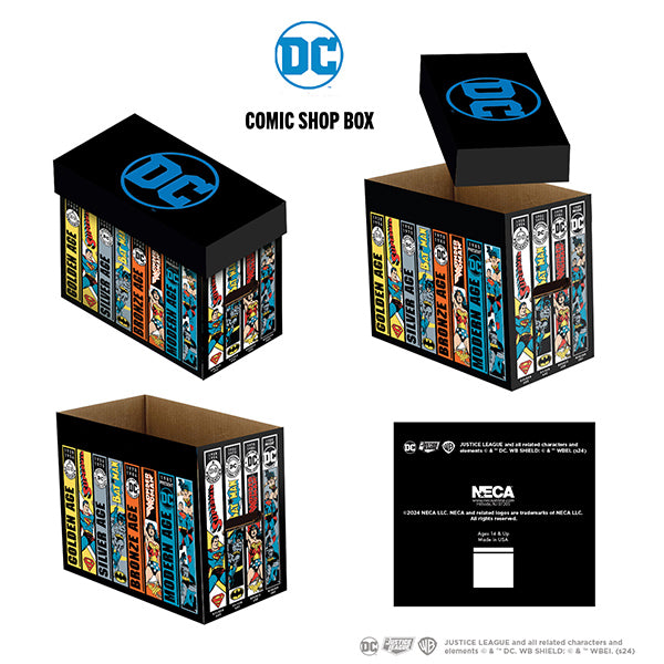 DC Short Comic Book Storage Box: Comic Shop Box (Pre-Order)