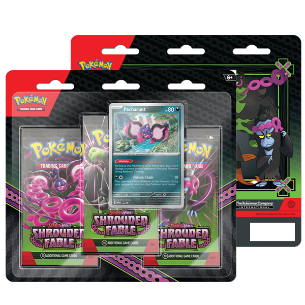 Pokémon TCG: Scarlet & Violet Shrouded - Fable 3-Pack Blister (Pre-Order)