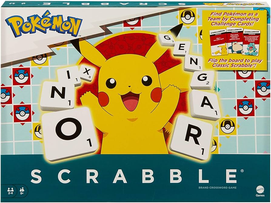 Scrabble Pokemon Board Game