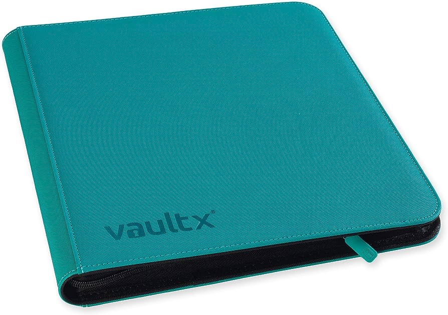 Vault X 12 Pocket eXo-Tec Zip Binder Ocean Blue
