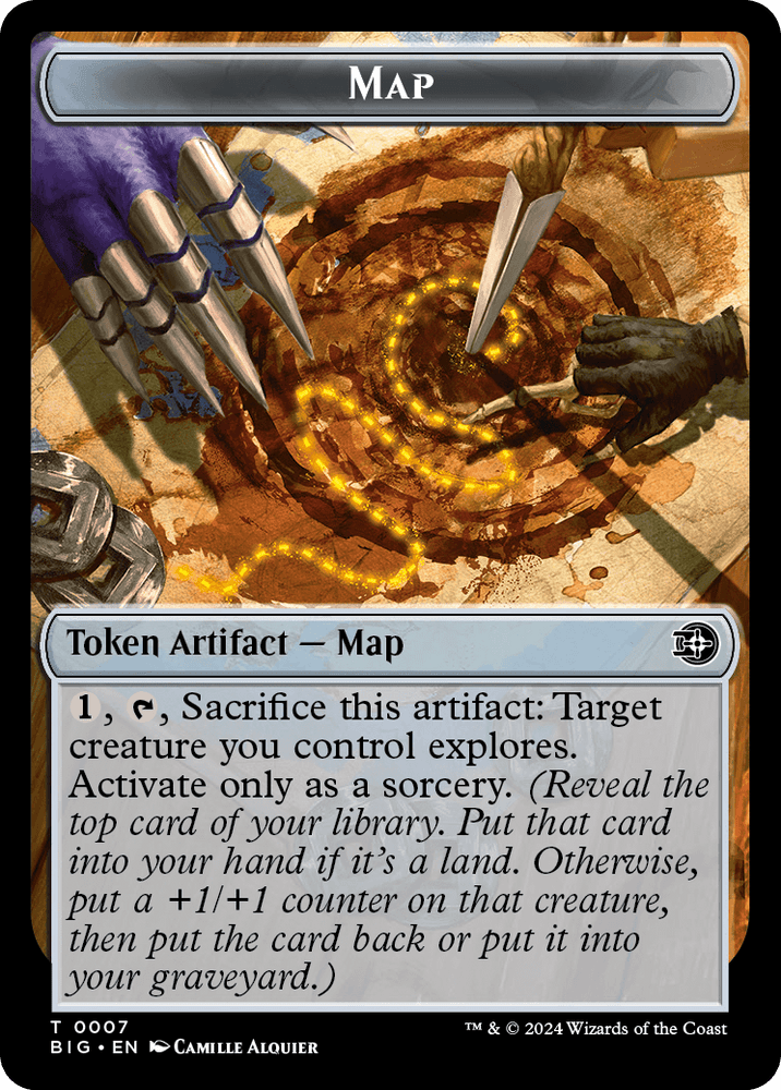 Map // Plot Double-Sided Token [Outlaws of Thunder Junction Tokens]