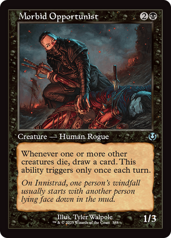 Morbid Opportunist (Retro Frame) [Innistrad Remastered]