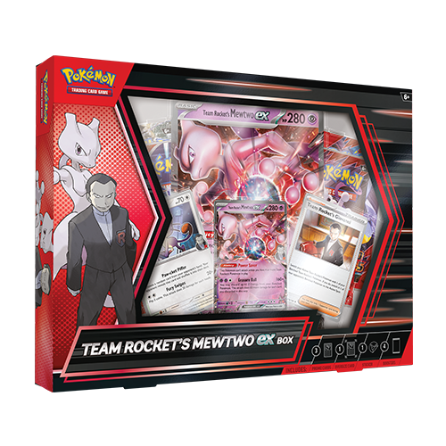 WEBSTORE Pokémon TCG: Team Rocket's Mewtwo ex Box