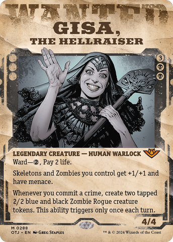 Gisa, the Hellraiser (Showcase) [Outlaws of Thunder Junction]