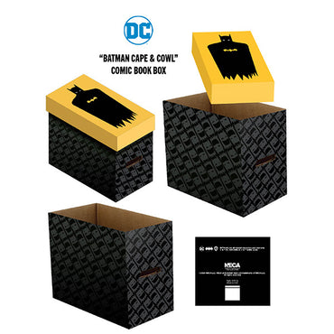 DC Short Comic Book Storage Box: Batman Cape & Cowl (Pre-Order)